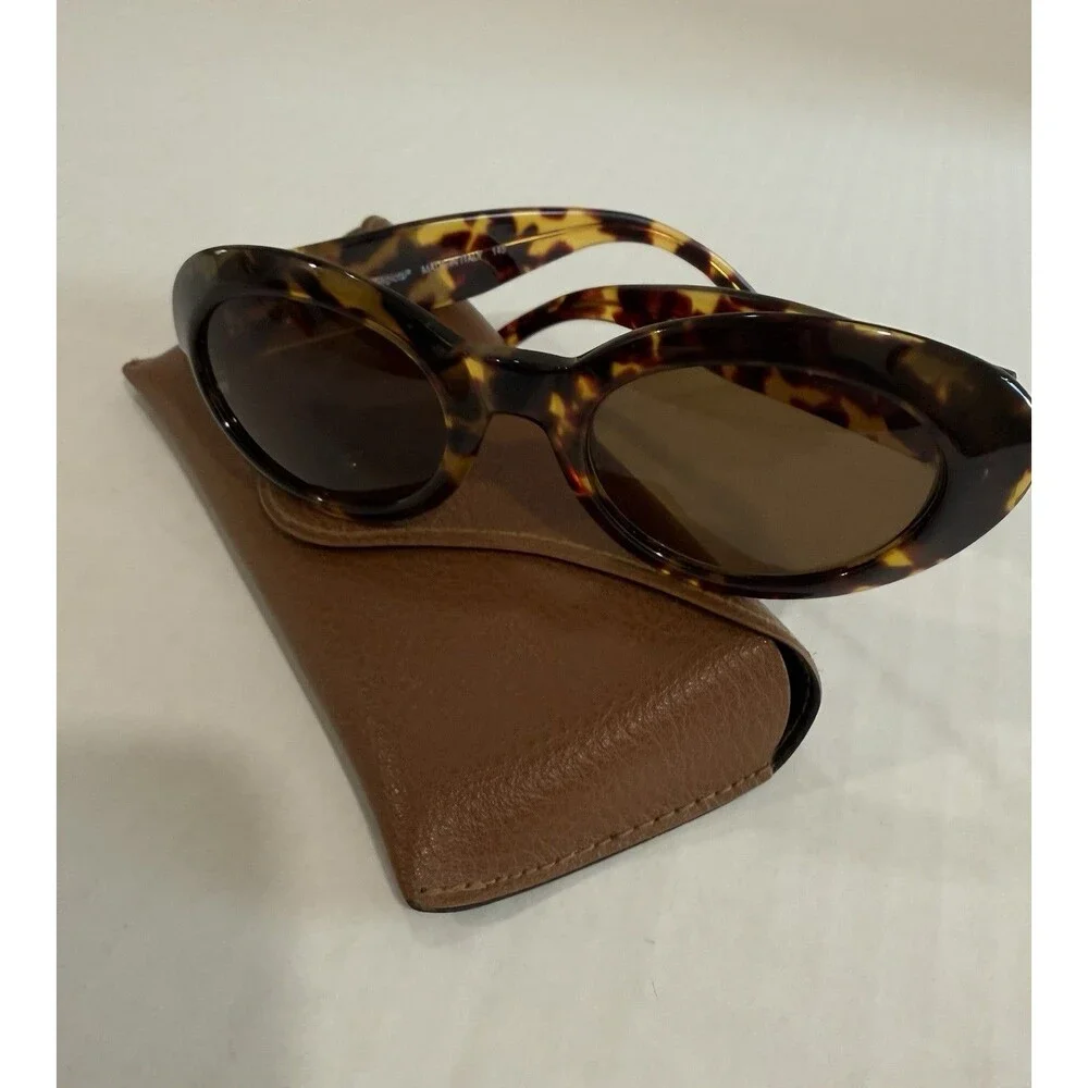 Laura‎ Biagiotti LB 720/S 02Y Tortoise Gold Sunglasses 51-22 145 W/Ray-Ban Case